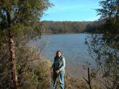 Jill Clearing Pier Site